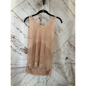 Jennifer Lopez size large pink knit Tank Top